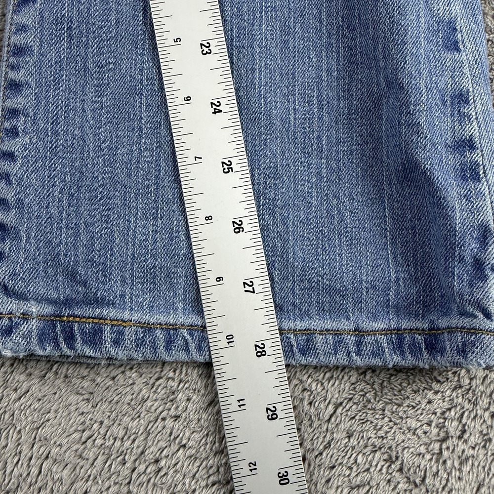 Levis 515 Boot Cut Stretch Jeans Womens 8 Short Blue Medium Wash Mid Rise - Picture 5 of 14